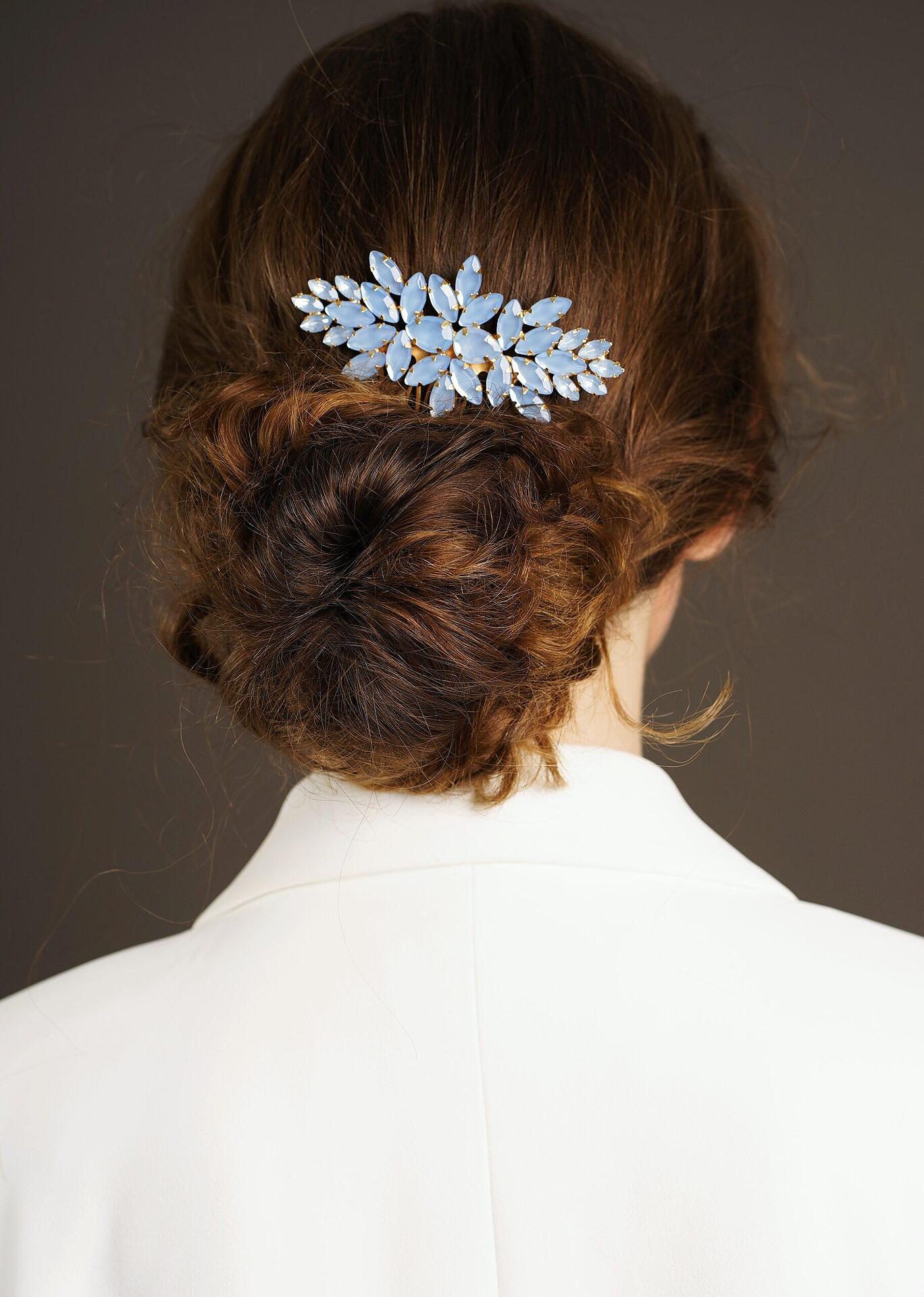 Light blue barrette