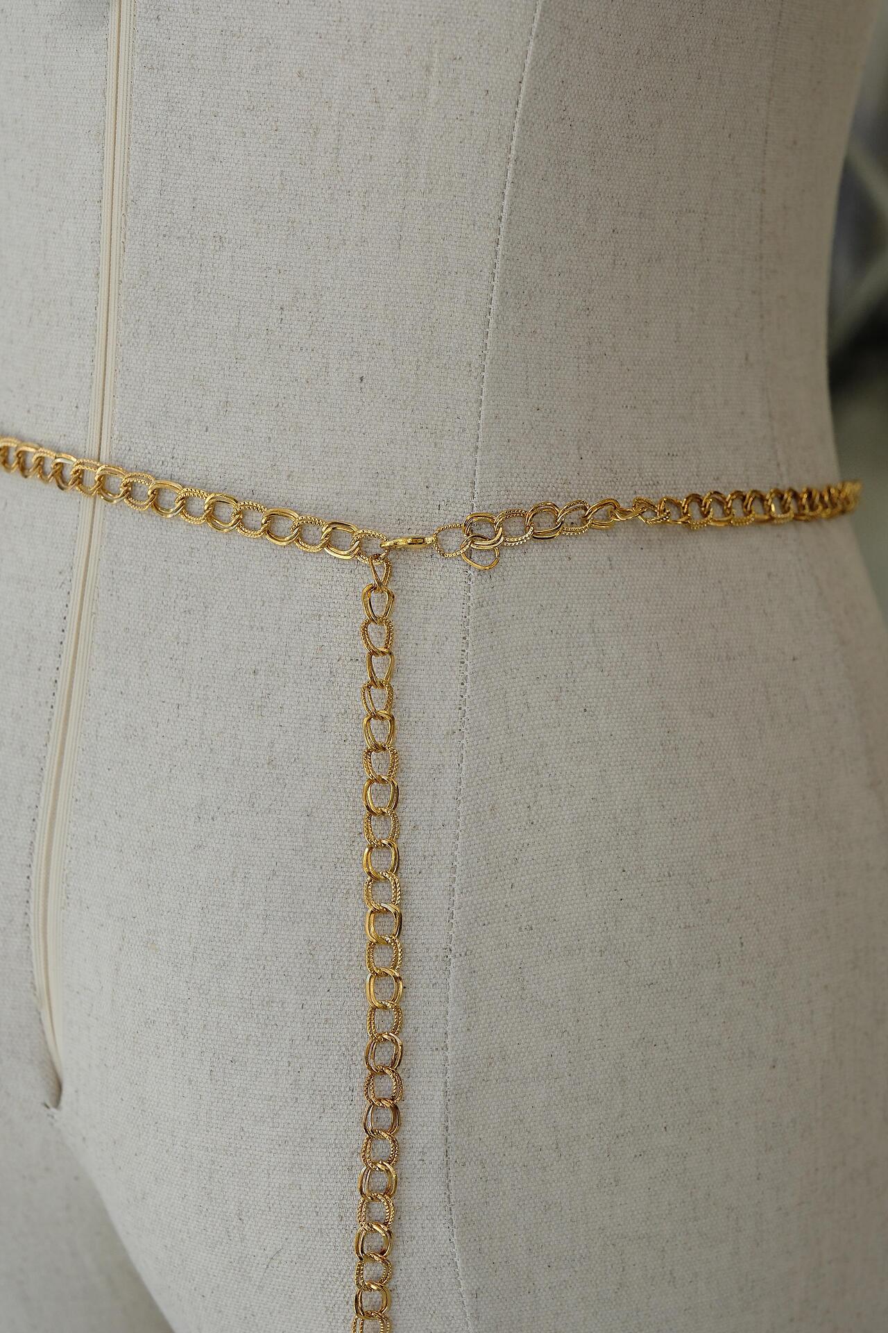 Gold/silver waist ornament/belt