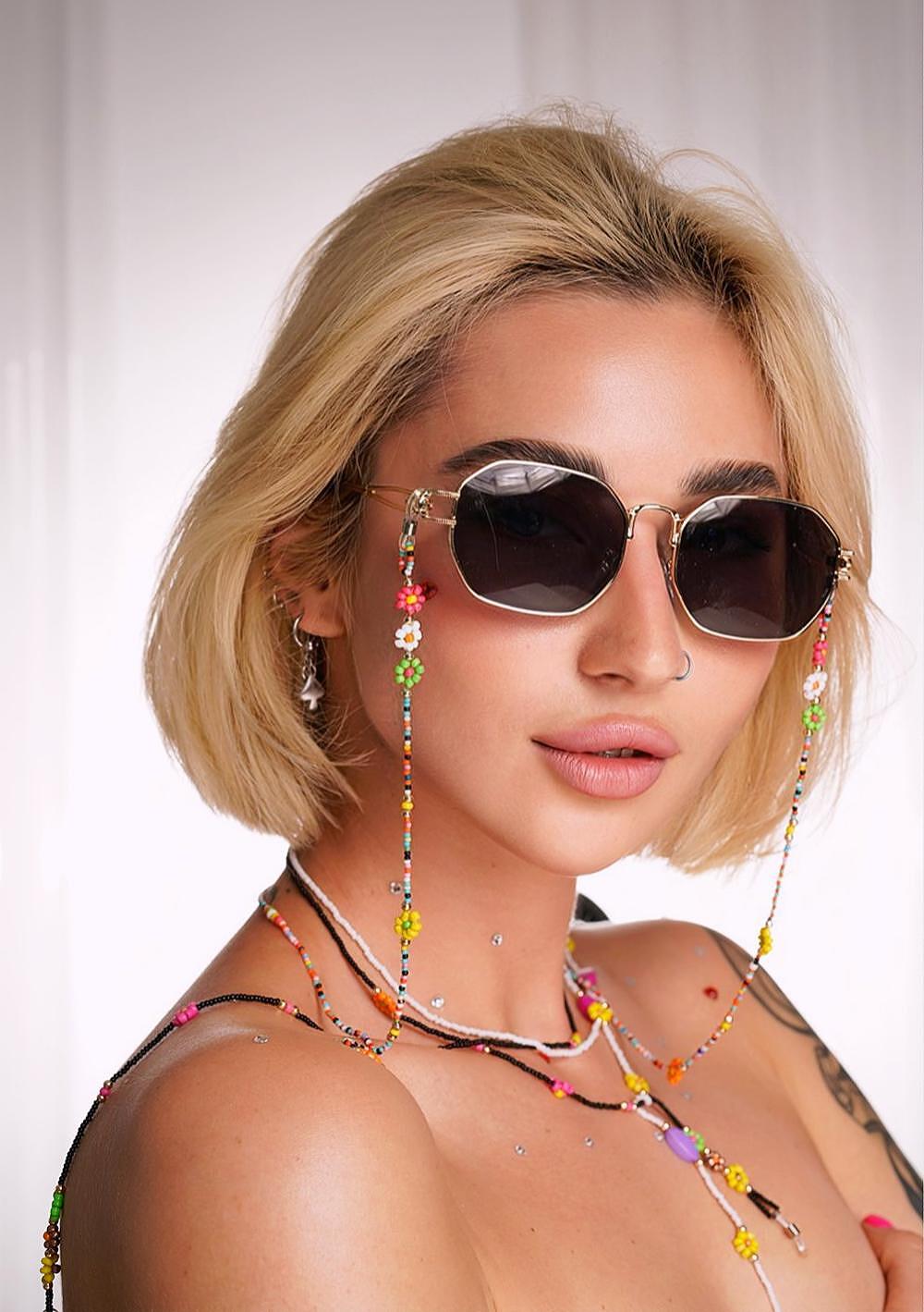 Glasses chain: Colorful Summer
